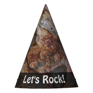 Natuur laat de Grungy Grungy Stone any Text Feesthoedjes