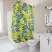 Natuur laat decoratieve opvallende ogen douchegordijn (In situ)