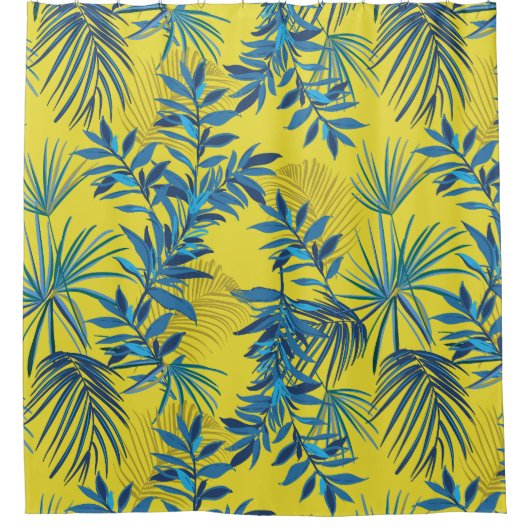 Natuur laat decoratieve opvallende ogen douchegordijn (Voorkant)