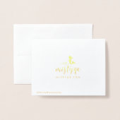 Natuur laat Happy Birthday Folie Kaart (Met envelop)