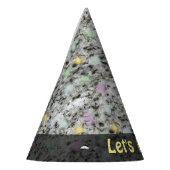 Natuur laat Rock Geology Granite elke tekst onderb Feesthoedjes (Links)