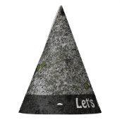 Natuur laat rotgeologie grijs graniet om het even  feesthoedjes (Links)