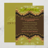 Natuur Lace Cocktail Party Uitnodiging (Voorkant / Achterkant)