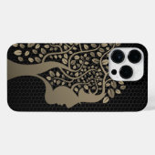 Natuur Lady - Dark  Edition iPhone Hoesje (Achterkant horizontaal)