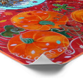 Natuur Lady en de seizoenen van het Jaar Poster (Hoek)