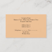 Natuur Lady en de seizoenen van het Jaar Visitekaartje (Achterkant)