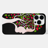 Natuur Lady - Retro Edition iPhone Hoesje (Achterkant horizontaal)