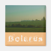 Natuur Landscape Field Meadow Belarus Magnet (Voorkant)
