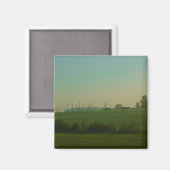 Natuur Landscape Field Meadow Belarus Magnet (Voorkant / Achterkant)