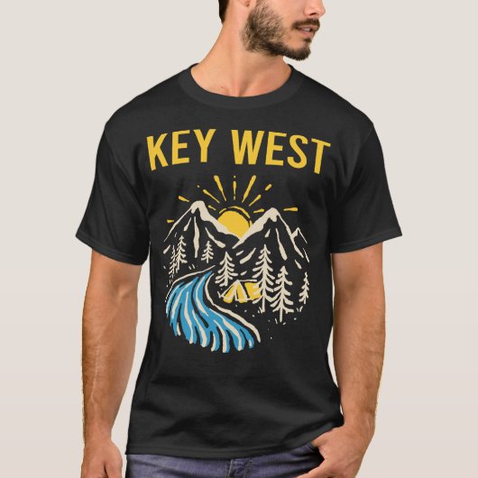 Natuur Landscape Key West T-shirt (Voorkant)