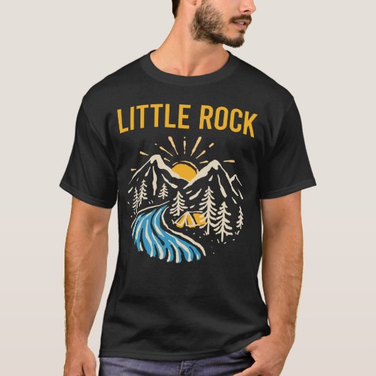 Natuur Landscape Little Rock T-shirt (Voorkant)