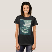 Natuur Landscape Minimalist T-shirt (Voorkant volledig)
