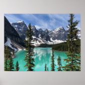 Natuur Landscape Moraine Lake, Alberta, Canada Poster (Voorkant)