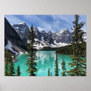 Natuur Landscape Moraine Lake, Alberta, Canada Poster
