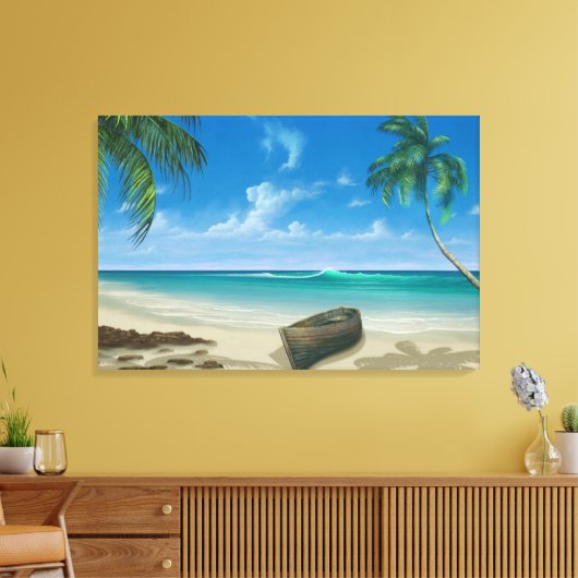 Natuur Landschap Beach schilderwerk Canvas Afdruk (Insitu (Woonkamer))