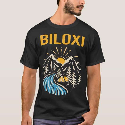 Natuur Landschap Biloxi T-shirt (Voorkant)