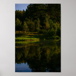 Natuur Landschap Bogen op het landschapsmeer Poster