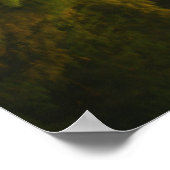 Natuur Landschap Bogen op het landschapsmeer Poster (Hoek)