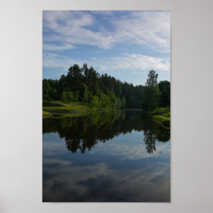 Natuur Landschap Canal Belarus Poster