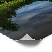 Natuur Landschap Canal Belarus Poster (Hoek)