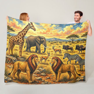 Natuur Landschap Fleece Deken