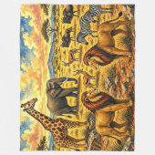 Natuur Landschap Fleece Deken (Voorkant)
