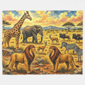 Natuur Landschap Fleece Deken (Voorkant (Horizontaal))