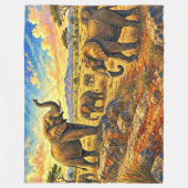 Natuur Landschap Fleece Deken (Voorkant)