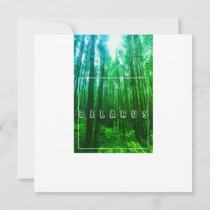 Natuur Landschap Forest Belarus Flat Kaart