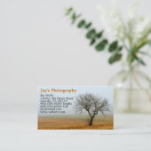 Natuur Landschap Fotografie Visitekaartjes (Staand voorkant)