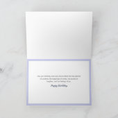 Natuur Landschap Gepersonaliseerde Birthday Kaart (Binnen)