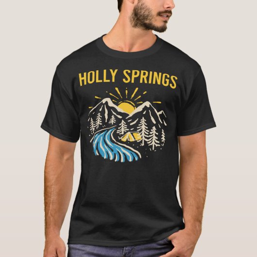 Natuur Landschap Holly Springs T-shirt (Voorkant)