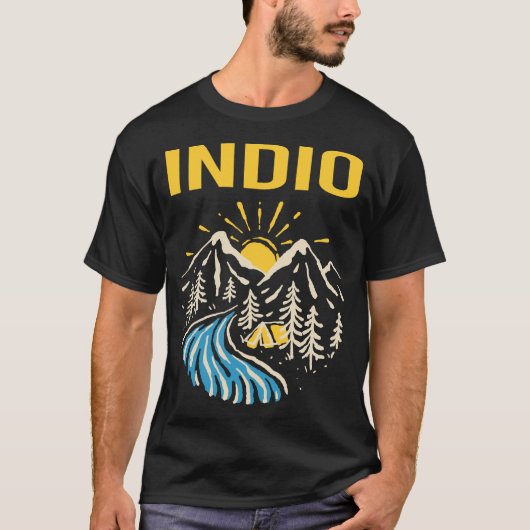 Natuur Landschap Indio T-shirt (Voorkant)