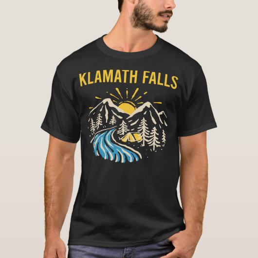 Natuur Landschap Klamath Herfsten T-shirt (Voorkant)