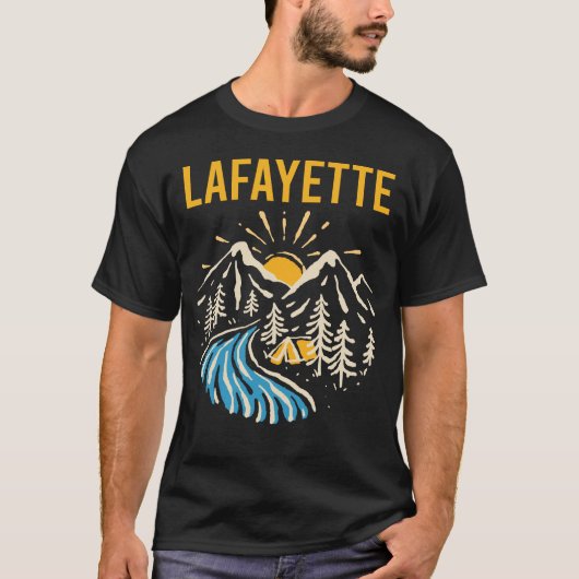 Natuur Landschap Lafayette T-shirt (Voorkant)