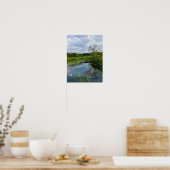 Natuur Landschap Lake Scenery Belarus Poster (Keuken)