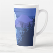 Natuur landschap latte mok (Rechts)