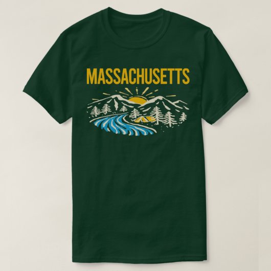 Natuur Landschap Massachusetts T-shirt (Design voorkant)