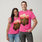 Natuur landschap met bergbomen actief t-shirt (Unisex)