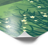 Natuur Landschap met River Foto Afdruk (Hoek)