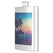 Natuur landschap met zwembad Palmbomen-25925 Flacon (Links)