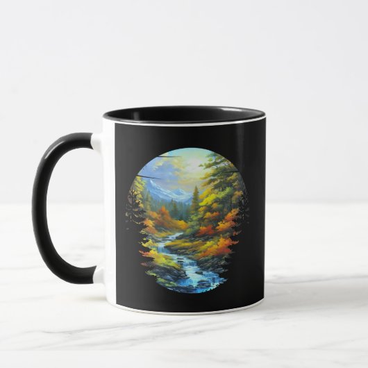 Natuur landschap mok (Links)