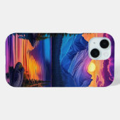 Natuur Landschap Mountain Lake Sunset Case-Mate iPhone Case (Achterkant (horizontaal))