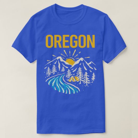 Natuur Landschap Oregon T-shirt (Design voorkant)