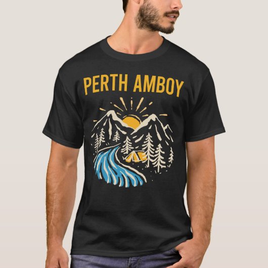 Natuur Landschap Perth Amboy T-shirt (Voorkant)