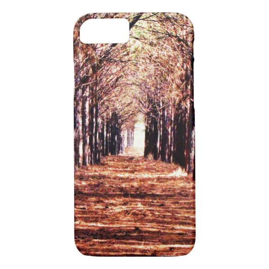 Natuur Landschap Pine Trees Forest iPhone Case (Achterkant)