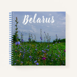 Natuur Landschap Plattelandslandschap in Wit-Rusla Notitieboek