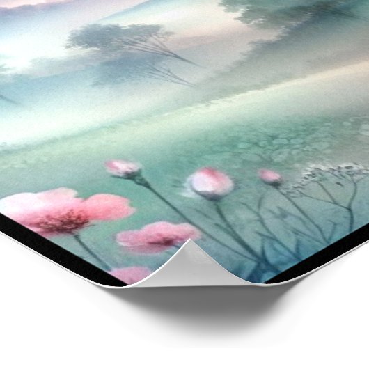 Natuur Landschap Poster (Hoek)