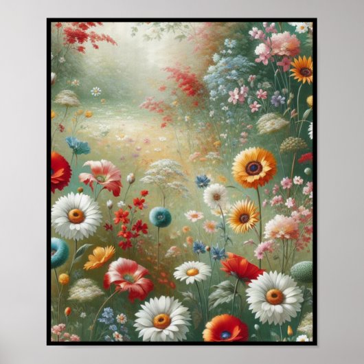 Natuur Landschap Poster (Voorkant)