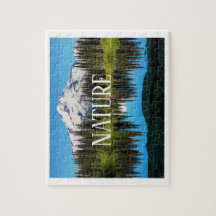 Natuur Landschap Puzzle | Berg, Bomen & Meer